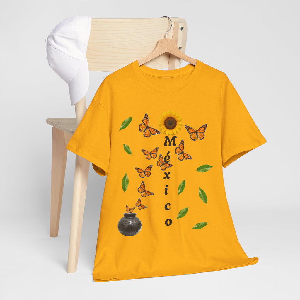 Mexico Monarch Butterfly Sunflower T‑Shirt