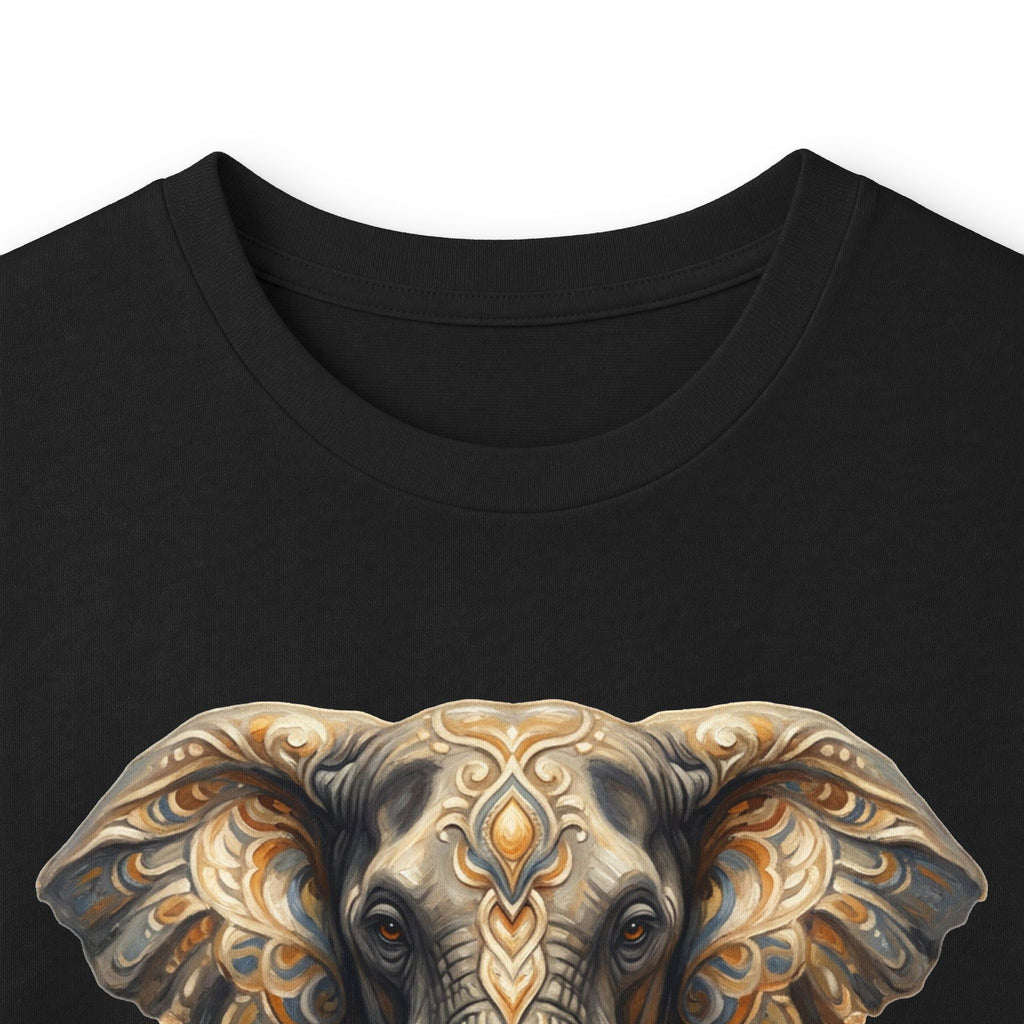 Elephant & Sun Long Sleeve Tee — "la sabiduría se refleja" Inspirational Graphic Shirt