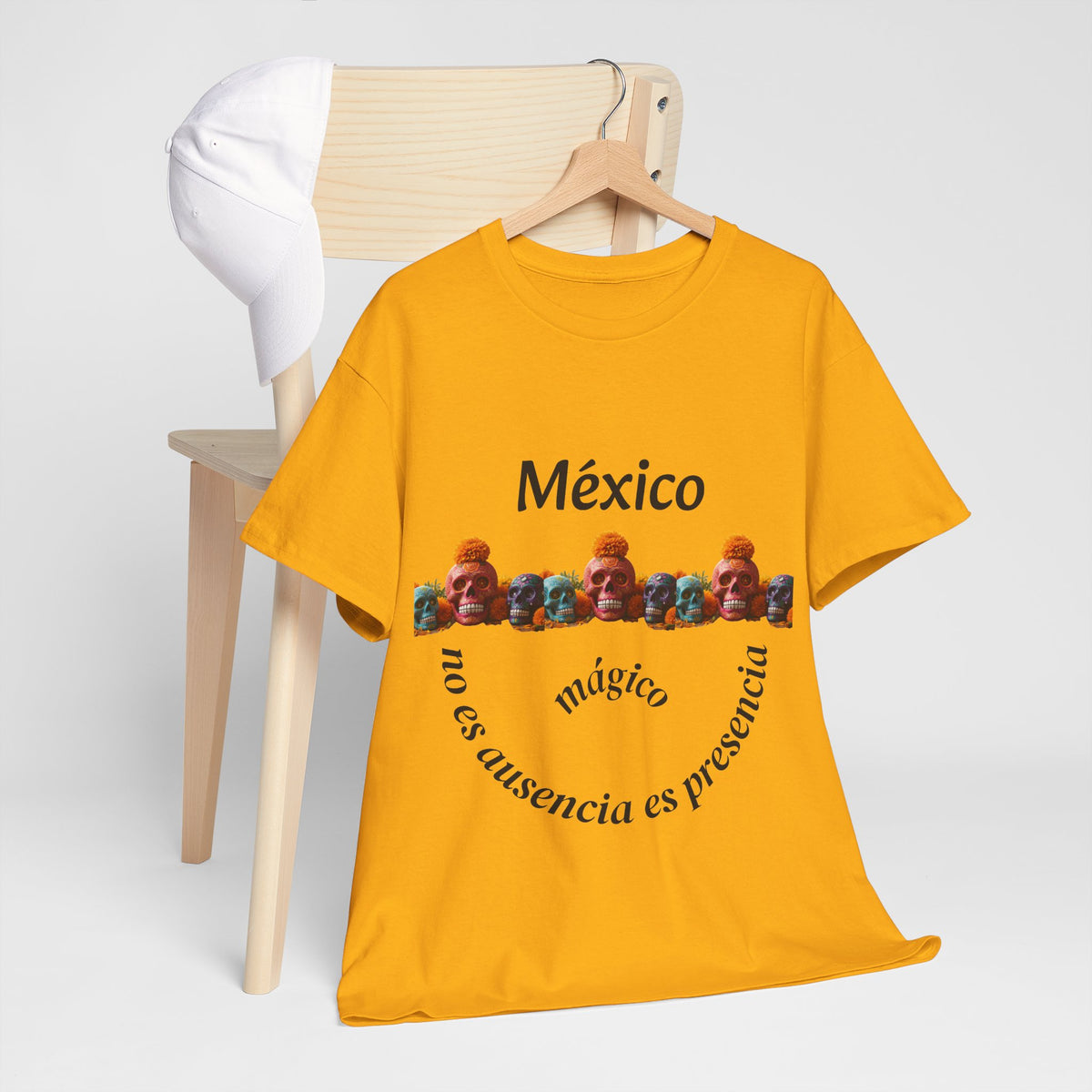México Mágico Tee - "no es ausencia es presencia" Día de Muertos Tribute T-Shirt