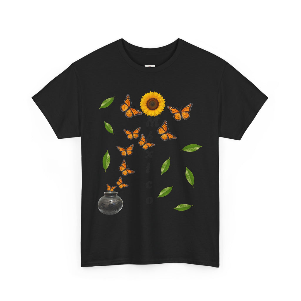 Mexico Monarch Butterfly Sunflower T‑Shirt