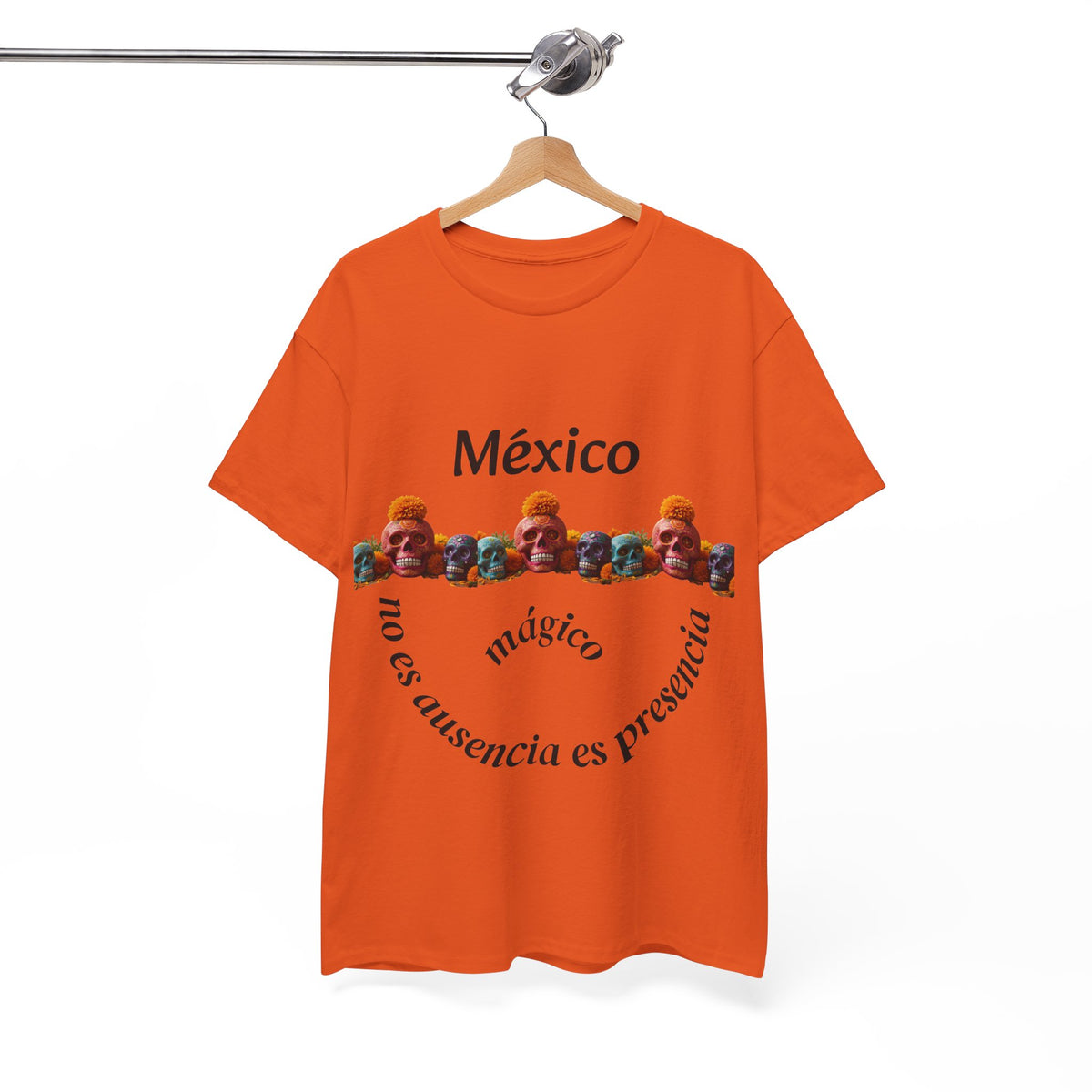 México Mágico Tee - "no es ausencia es presencia" Día de Muertos Tribute T-Shirt