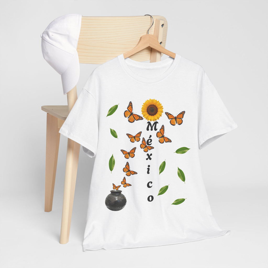Mexico Monarch Butterfly Sunflower T‑Shirt