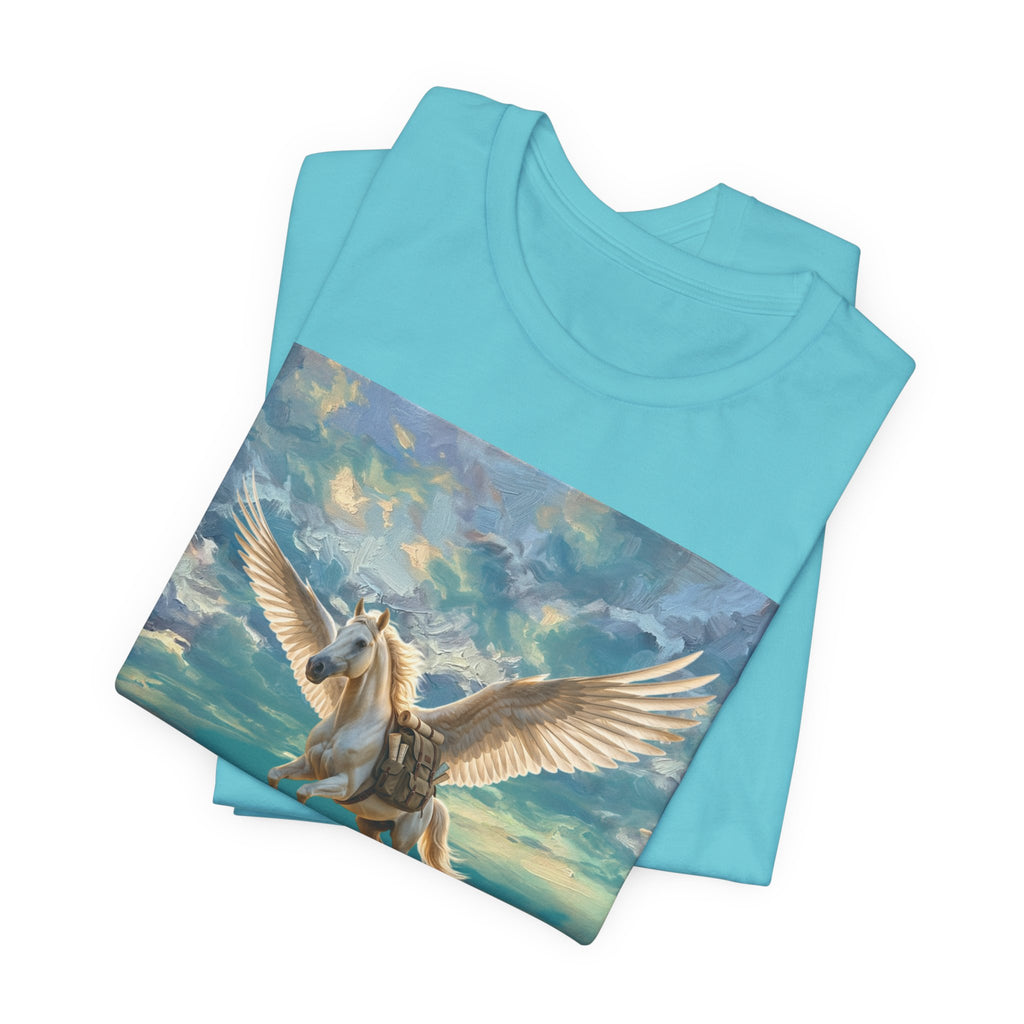 Pegasus Beach T-Shirt — 'Constanza' Inspirational Winged Horse Tee