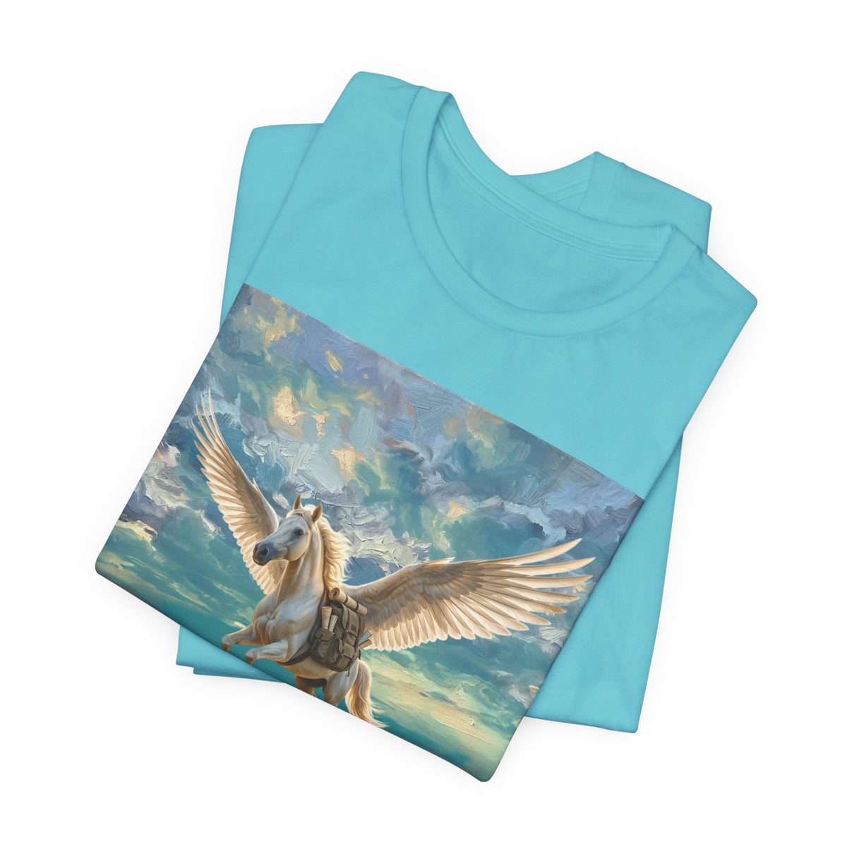 Pegasus Beach T-Shirt — 'Constanza' Inspirational Winged Horse Tee