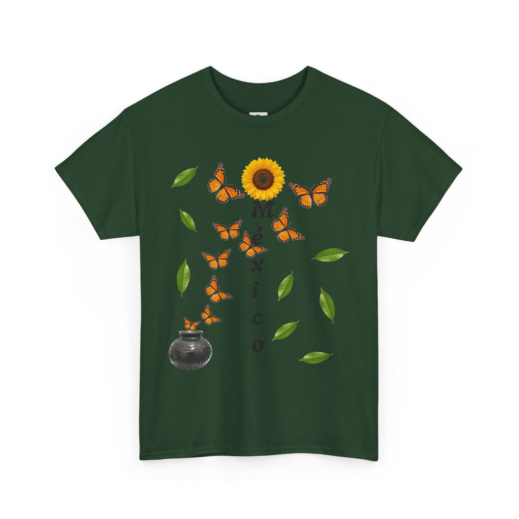 Mexico Monarch Butterfly Sunflower T‑Shirt