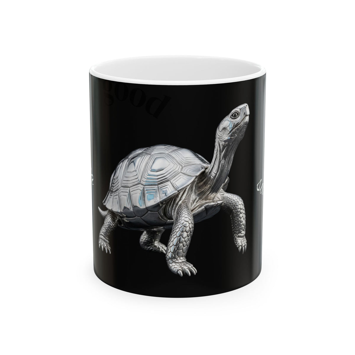Tortoise Ceramic Mug — Realistic Turtle Art Coffee Cup (11oz & 15oz)
