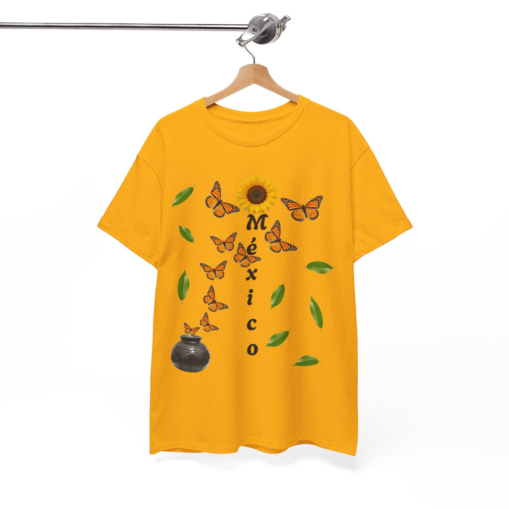 Mexico Monarch Butterfly Sunflower T‑Shirt