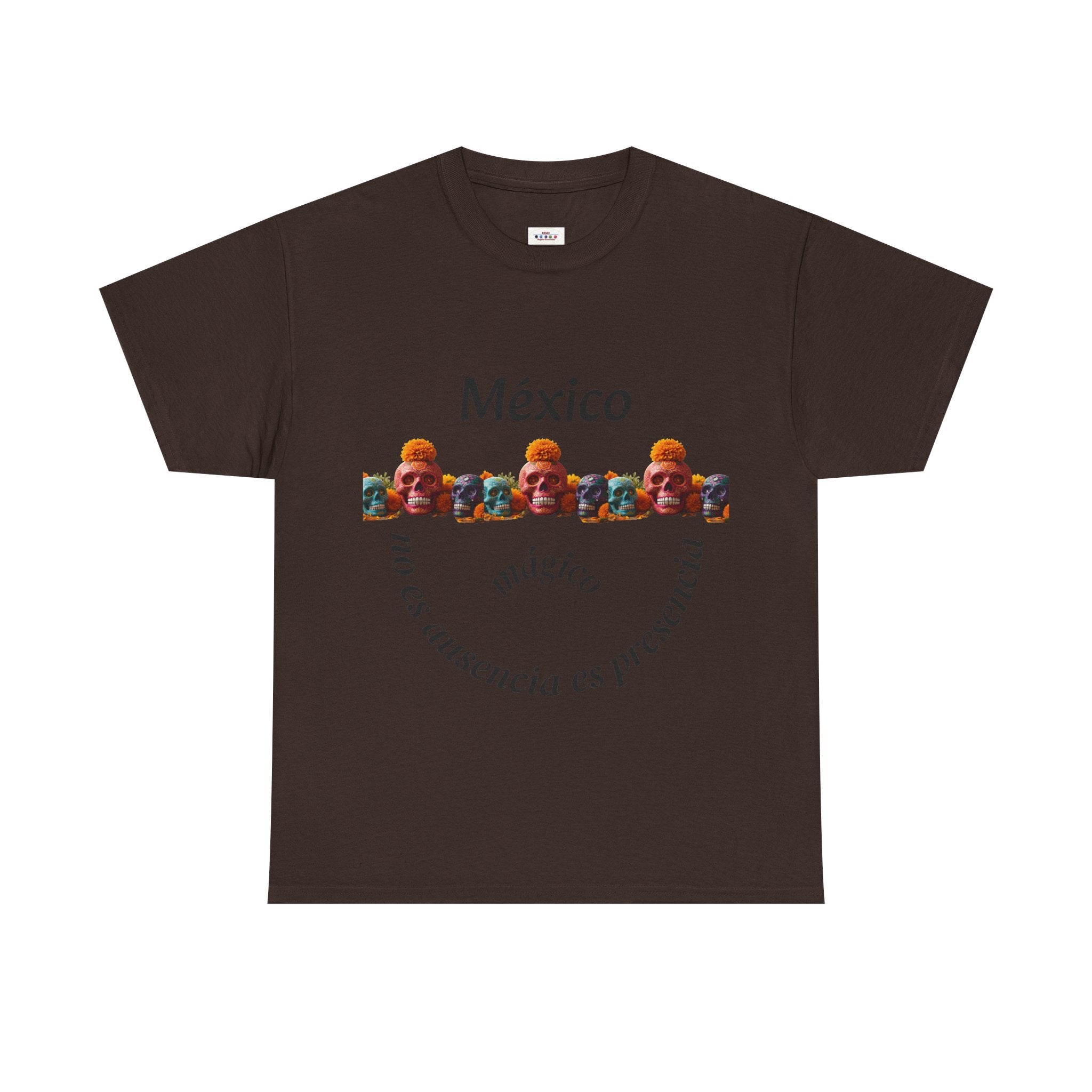 México Mágico Tee - "no es ausencia es presencia" Día de Muertos Tribute T-Shirt
