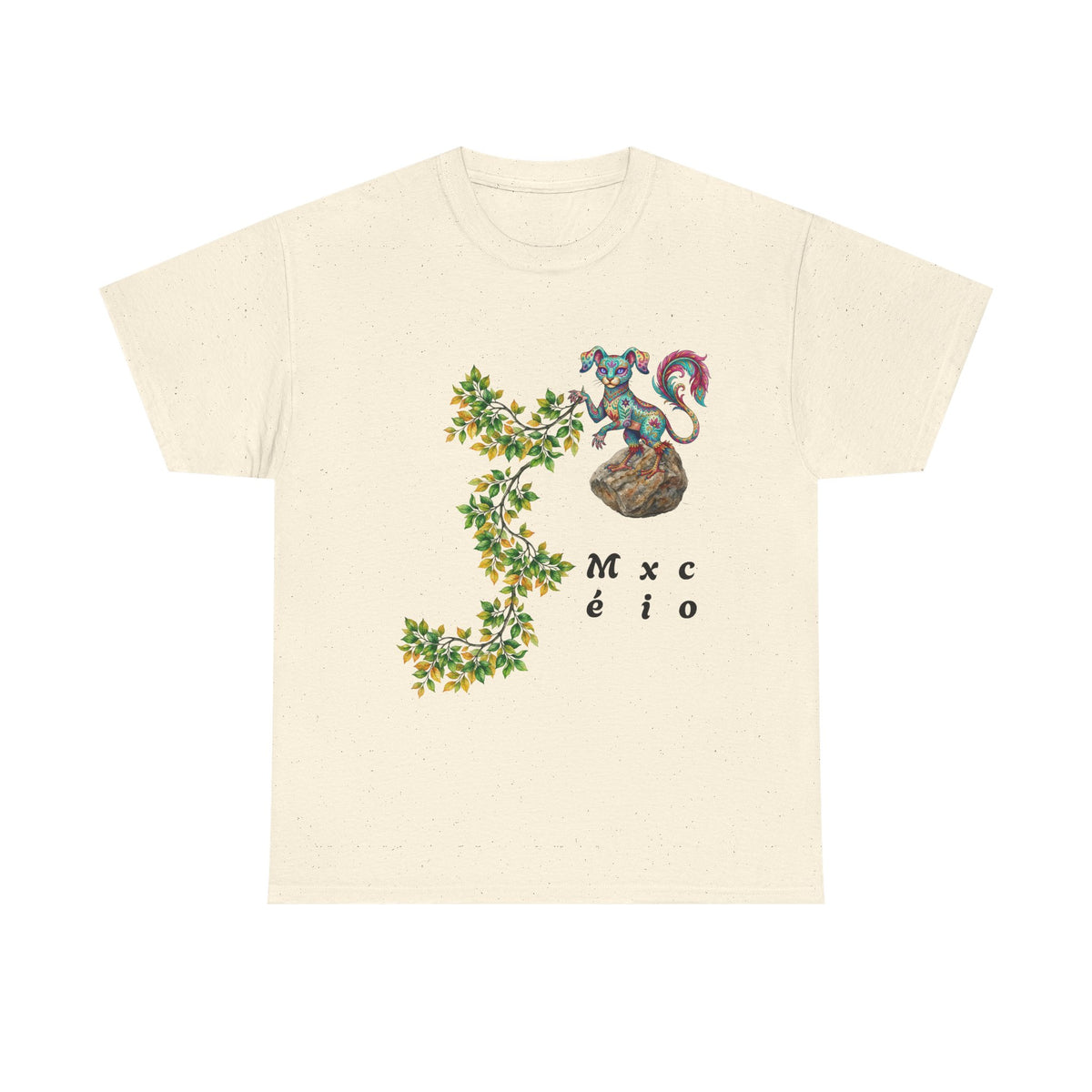 Mexico Floral Snake T-Shirt — Botanical Mexican Heritage Tee