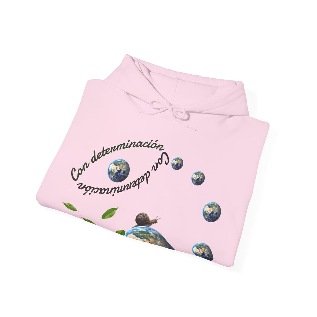 Minimal Snail Hoodie — Cute Tiny Snail Graphic Sweatshirt