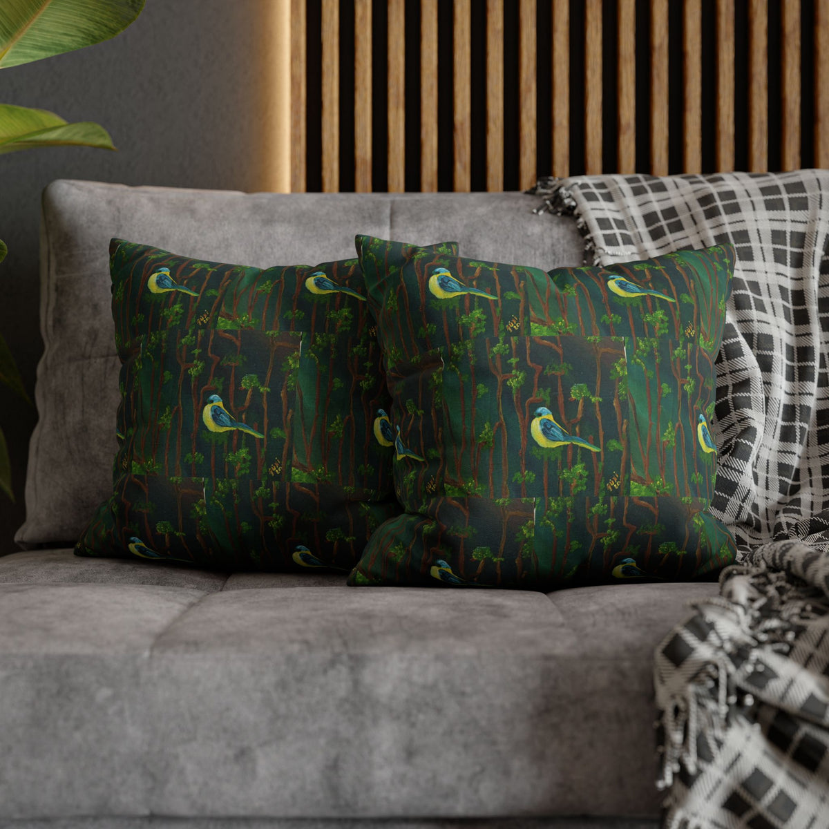 Solo Funda, no incluye relleno. Solid Olive Green Square Pillowcase — Spun Polyester Decorative Throw Pillow Cover
