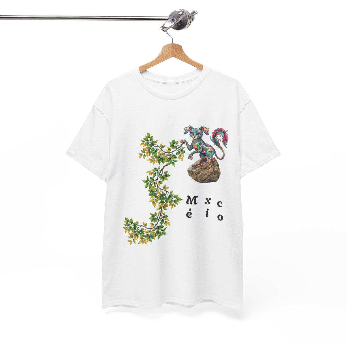 Mexico Floral Snake T-Shirt — Botanical Mexican Heritage Tee