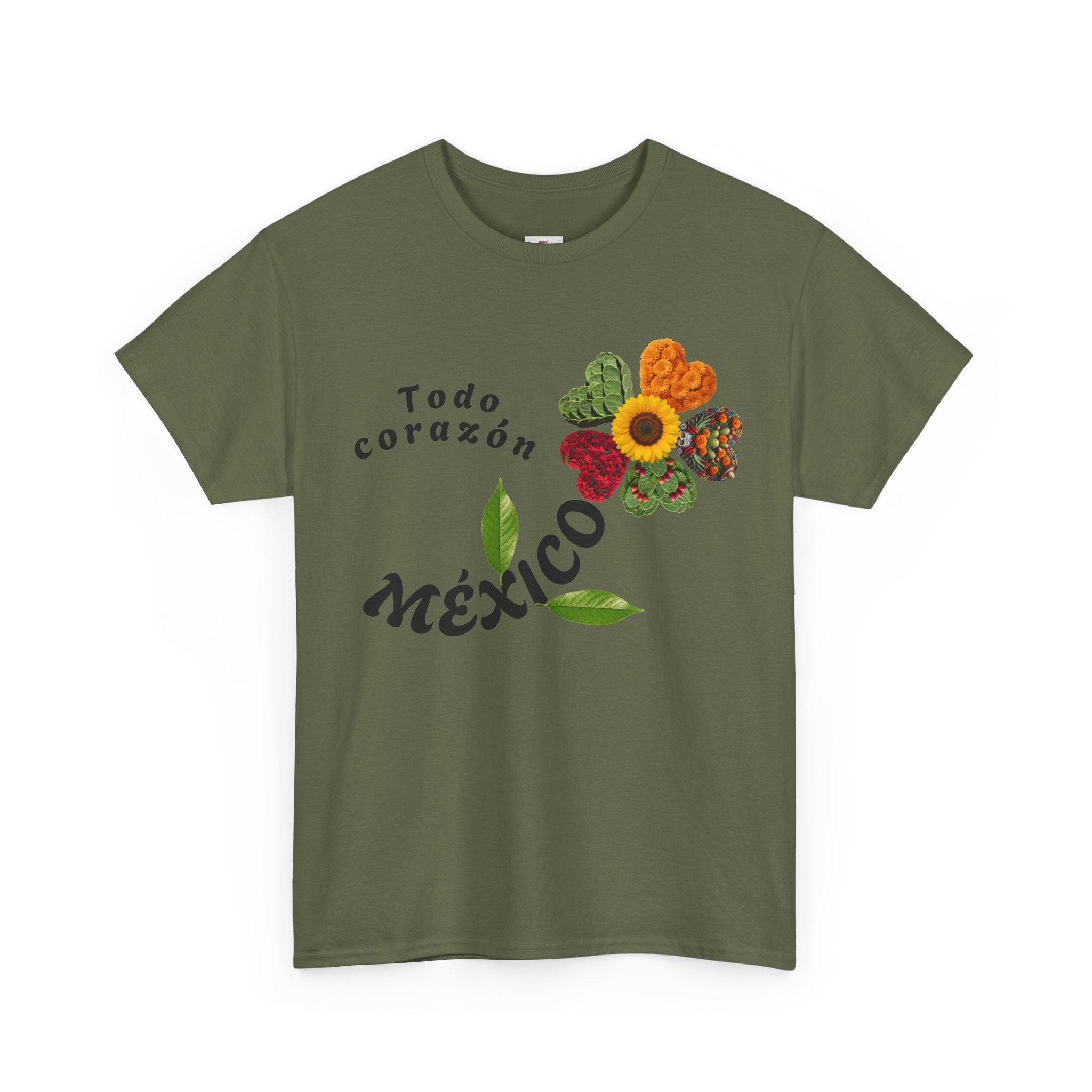 Mexico Floral "Todo corazón" T-Shirt