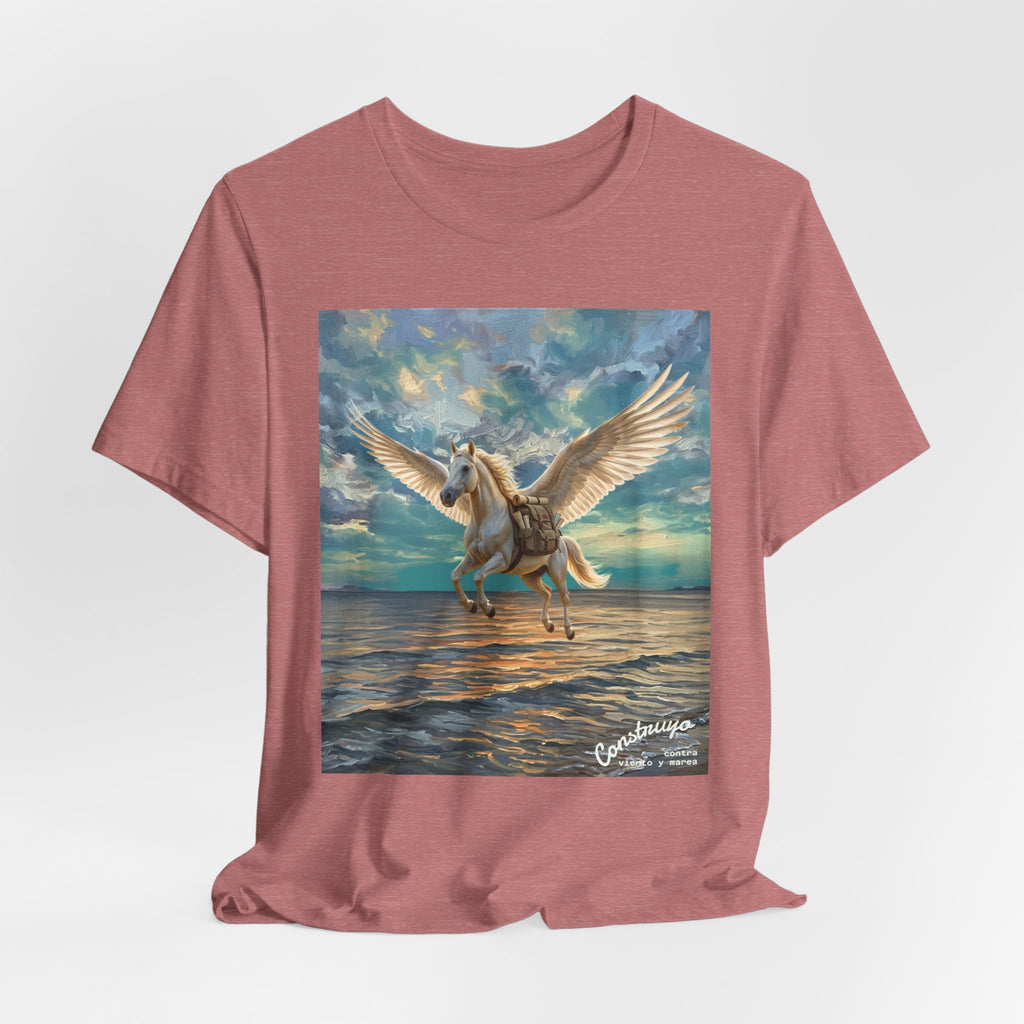 Pegasus Beach T-Shirt — 'Constanza' Inspirational Winged Horse Tee