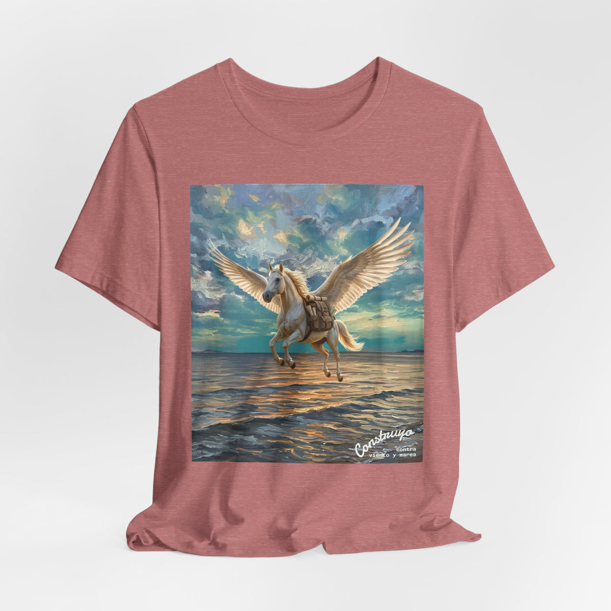 Pegasus Beach T-Shirt — 'Constanza' Inspirational Winged Horse Tee