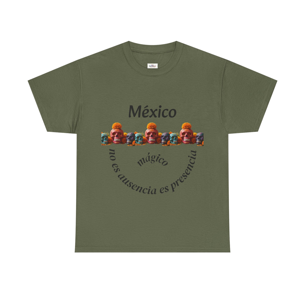 México Mágico Tee - "no es ausencia es presencia" Día de Muertos Tribute T-Shirt
