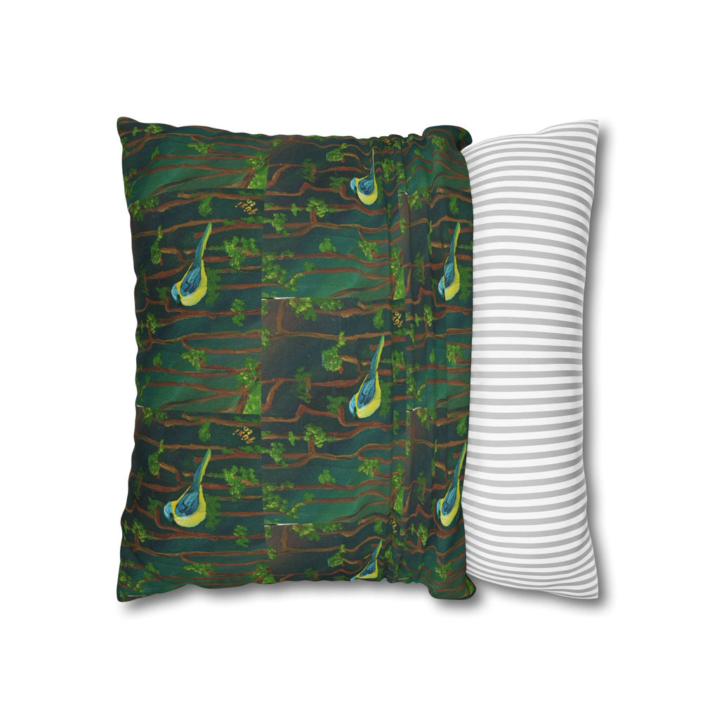 Solo Funda, no incluye relleno. Solid Olive Green Square Pillowcase — Spun Polyester Decorative Throw Pillow Cover