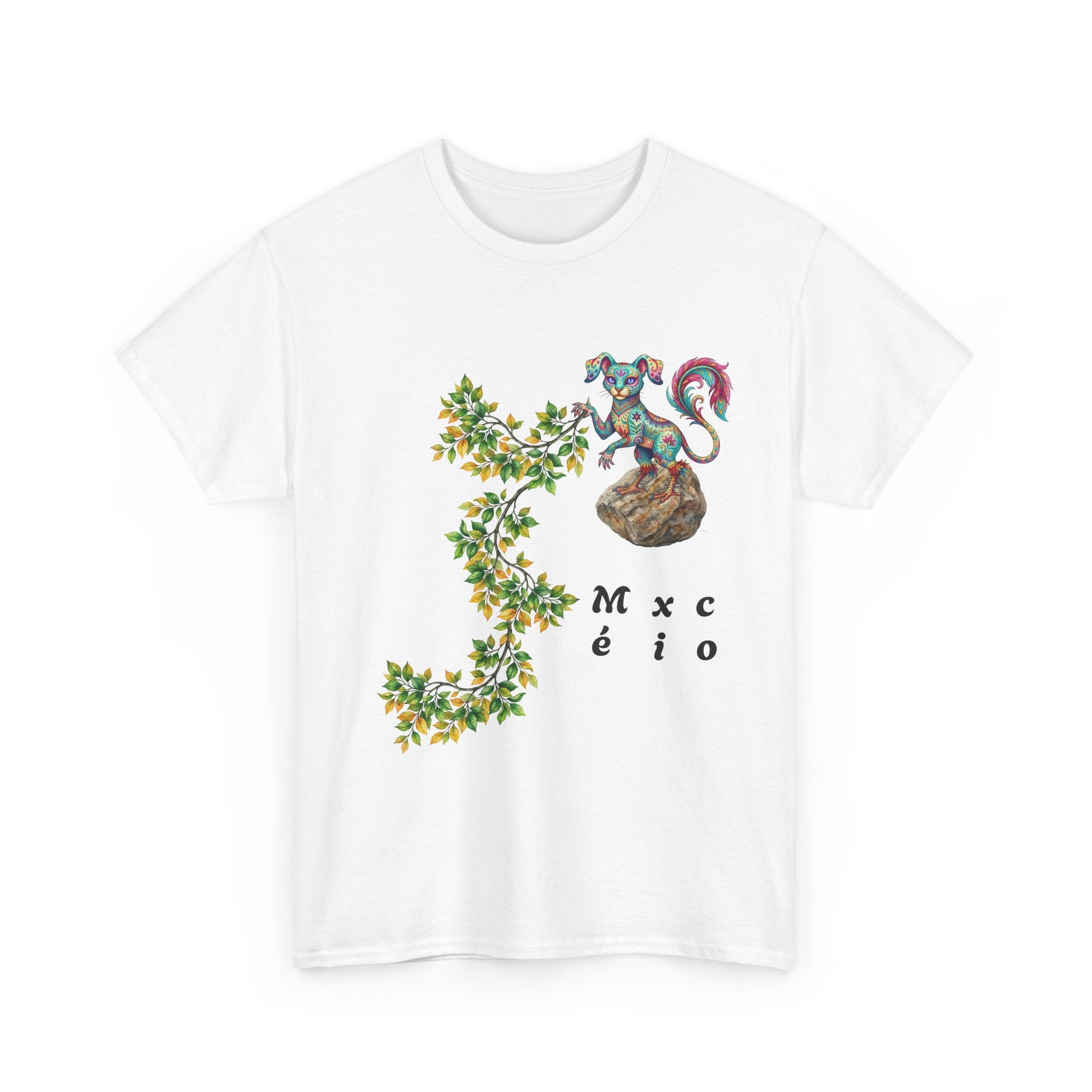 Mexico Floral Snake T-Shirt — Botanical Mexican Heritage Tee