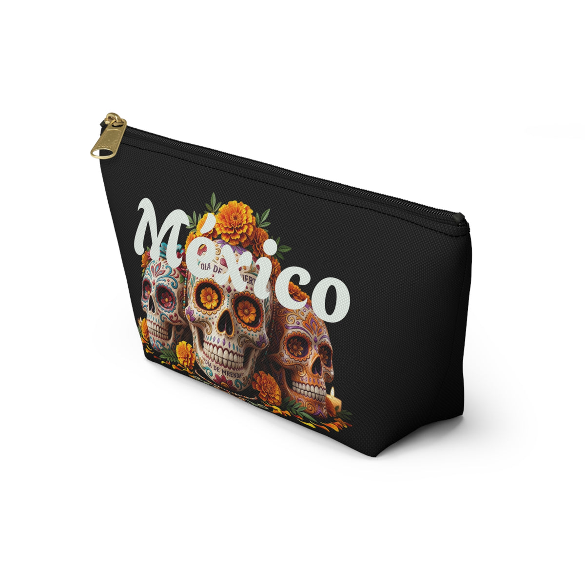 Mexico Day of the Dead Sugar Skull Accessory Pouch
