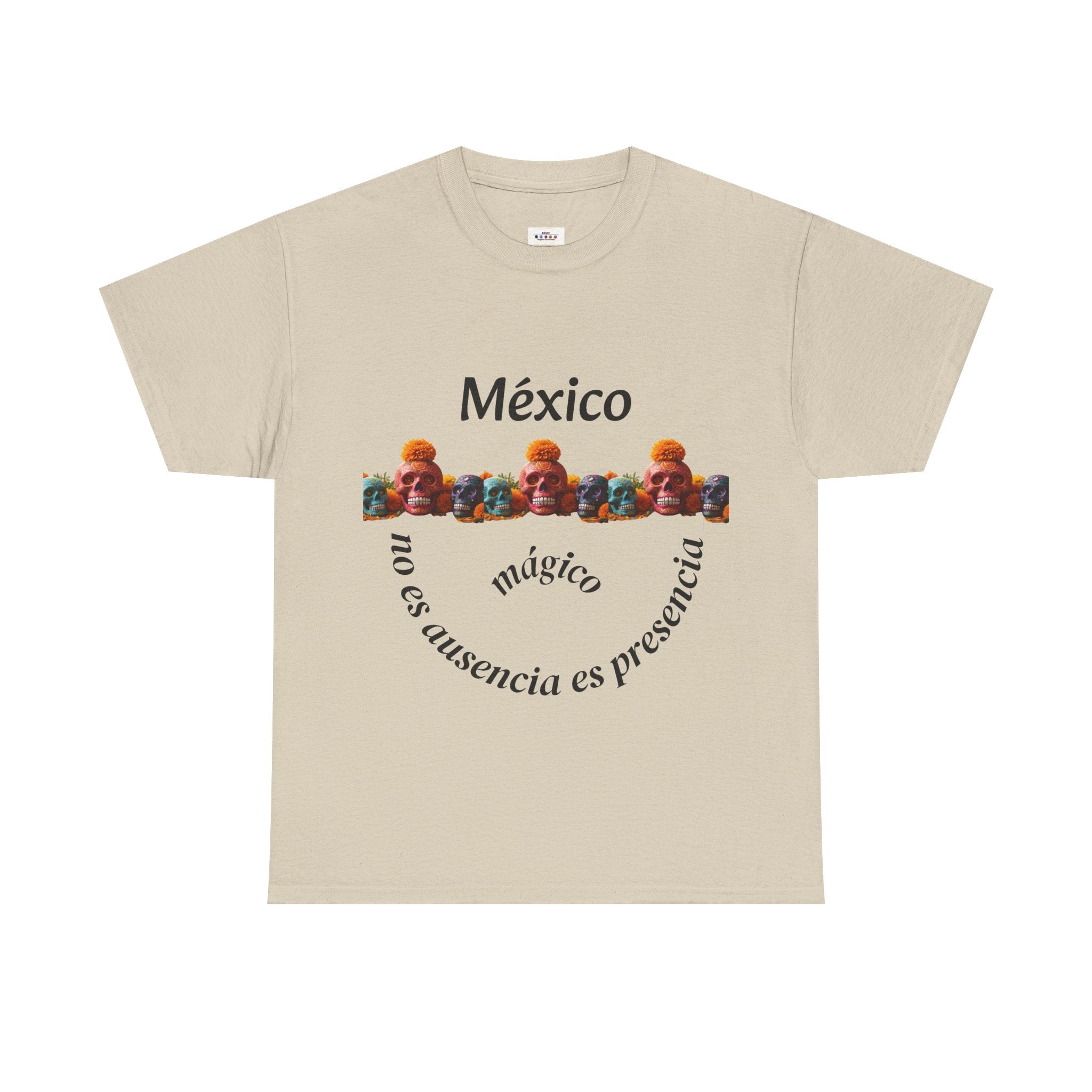 México Mágico Tee - "no es ausencia es presencia" Día de Muertos Tribute T-Shirt