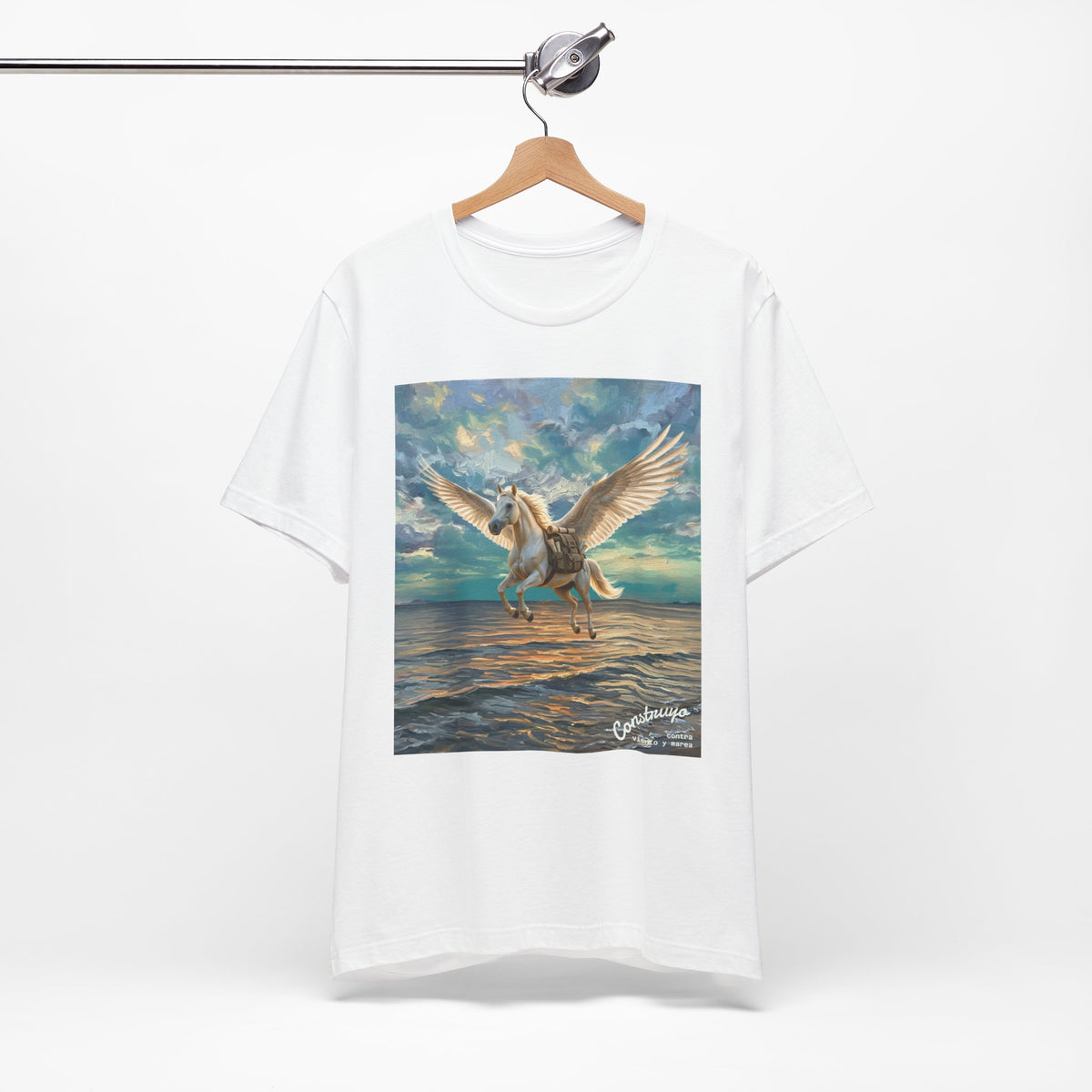 Pegasus Beach T-Shirt — 'Constanza' Inspirational Winged Horse Tee