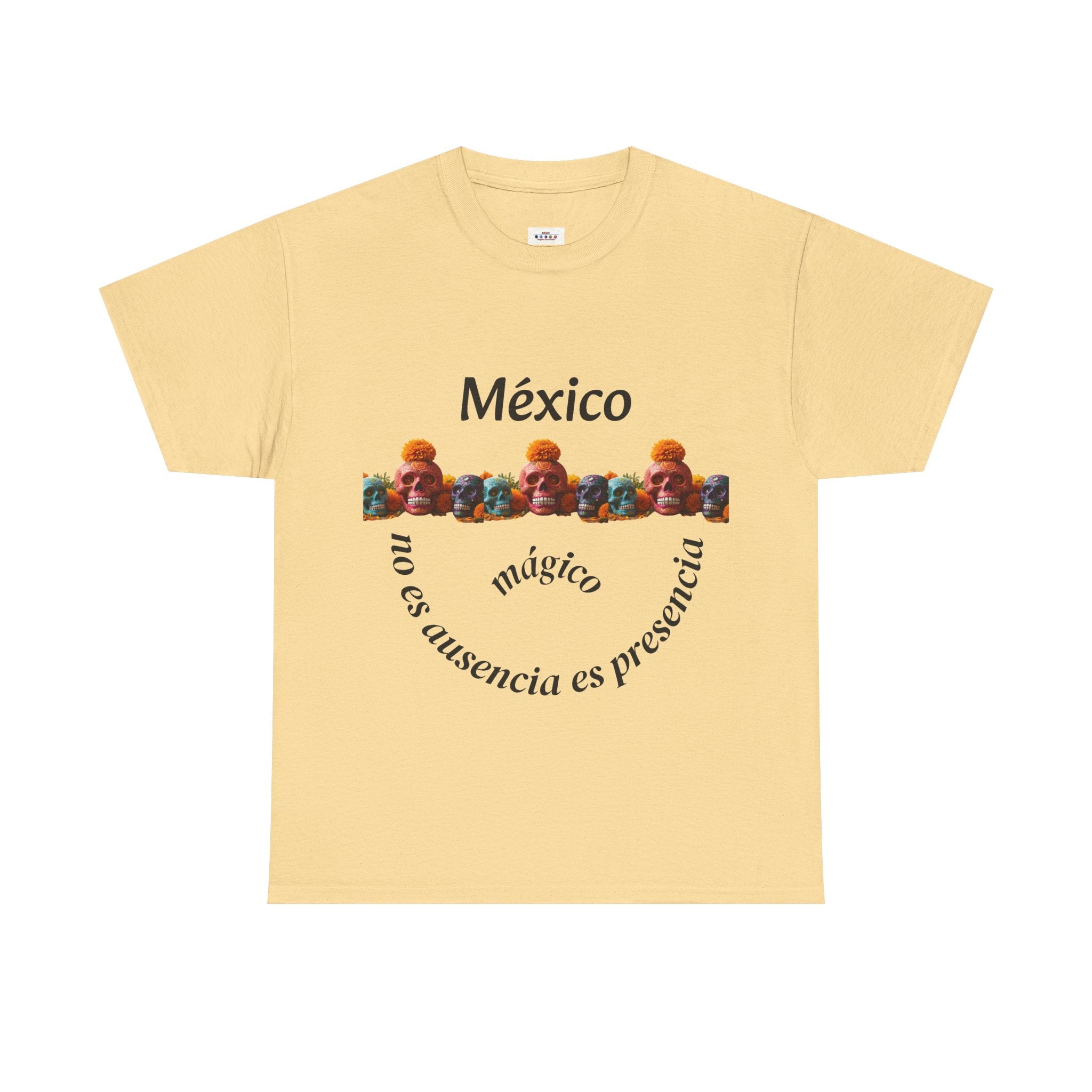 México Mágico Tee - "no es ausencia es presencia" Día de Muertos Tribute T-Shirt