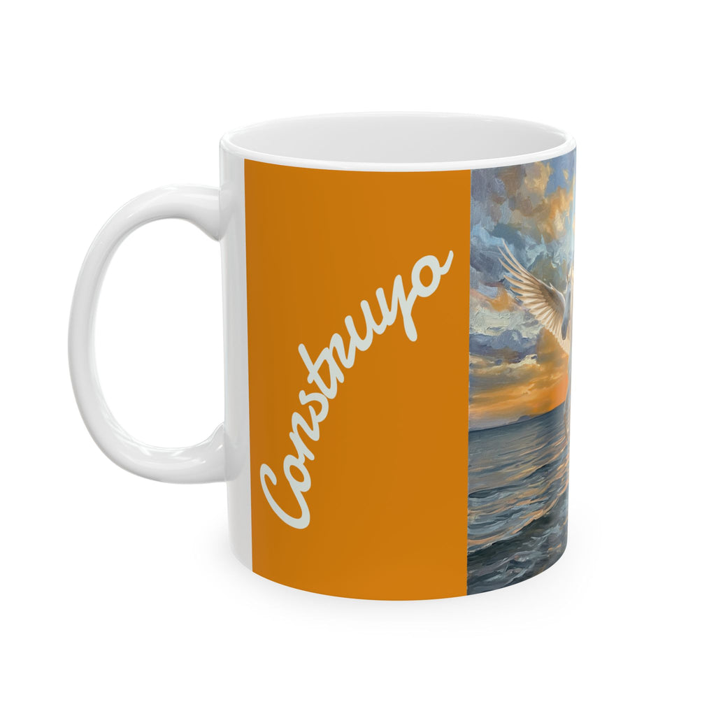 Pegasus Sunset Ceramic Mug — Winged Horse Coffee Cup (11oz, 15oz)