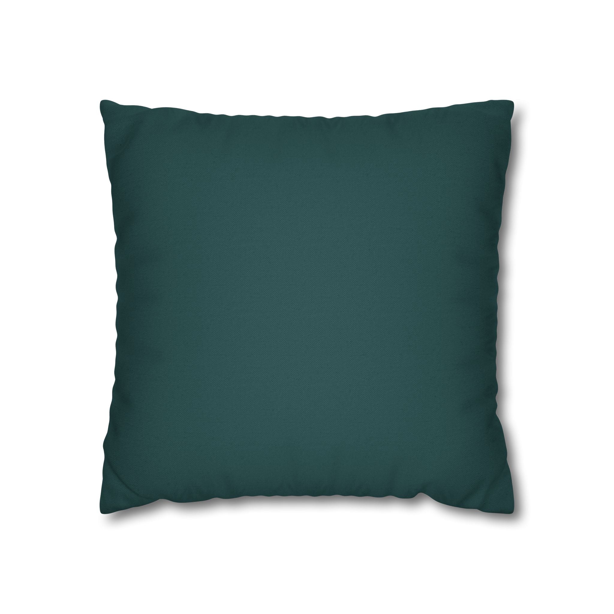 Solo Funda, no incluye relleno. Solid Teal Decorative Pillowcase — Polyester Square Throw Pillow Cover