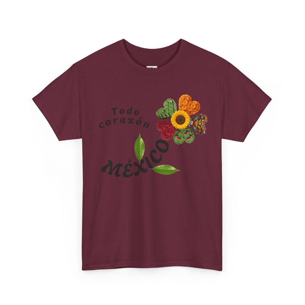 Mexico Floral "Todo corazón" T-Shirt