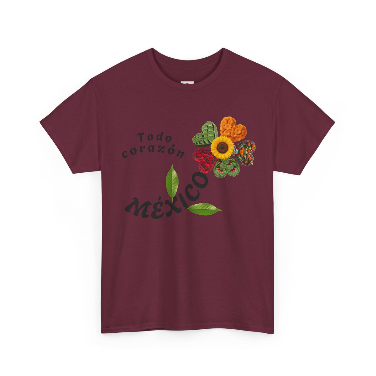 Mexico Floral "Todo corazón" T-Shirt