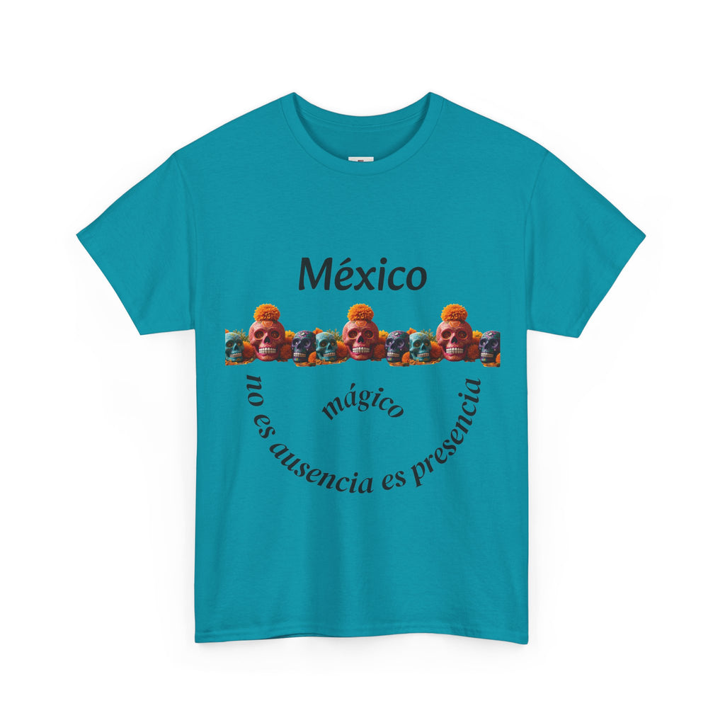 México Mágico Tee - "no es ausencia es presencia" Día de Muertos Tribute T-Shirt