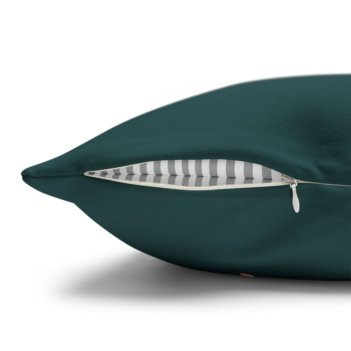 Solo Funda, no incluye relleno. Solid Teal Decorative Pillowcase — Polyester Square Throw Pillow Cover