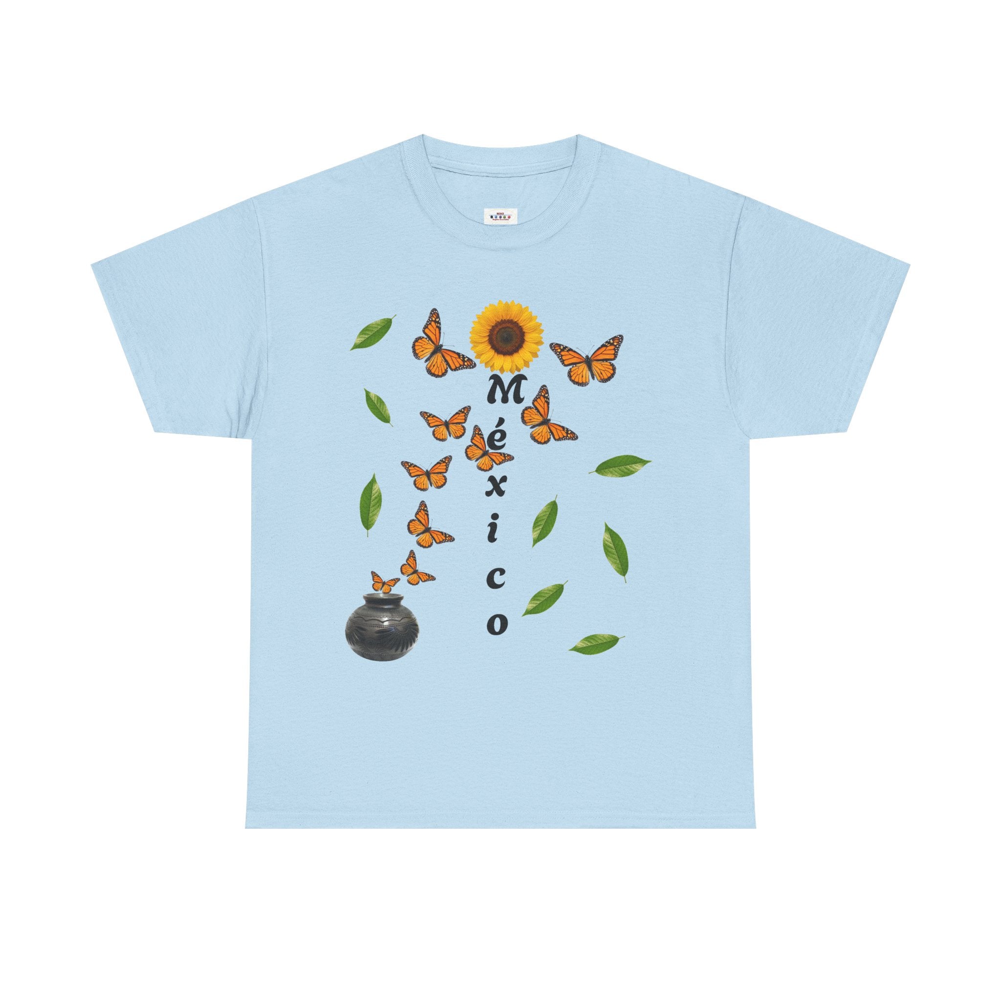 Mexico Monarch Butterfly Sunflower T‑Shirt