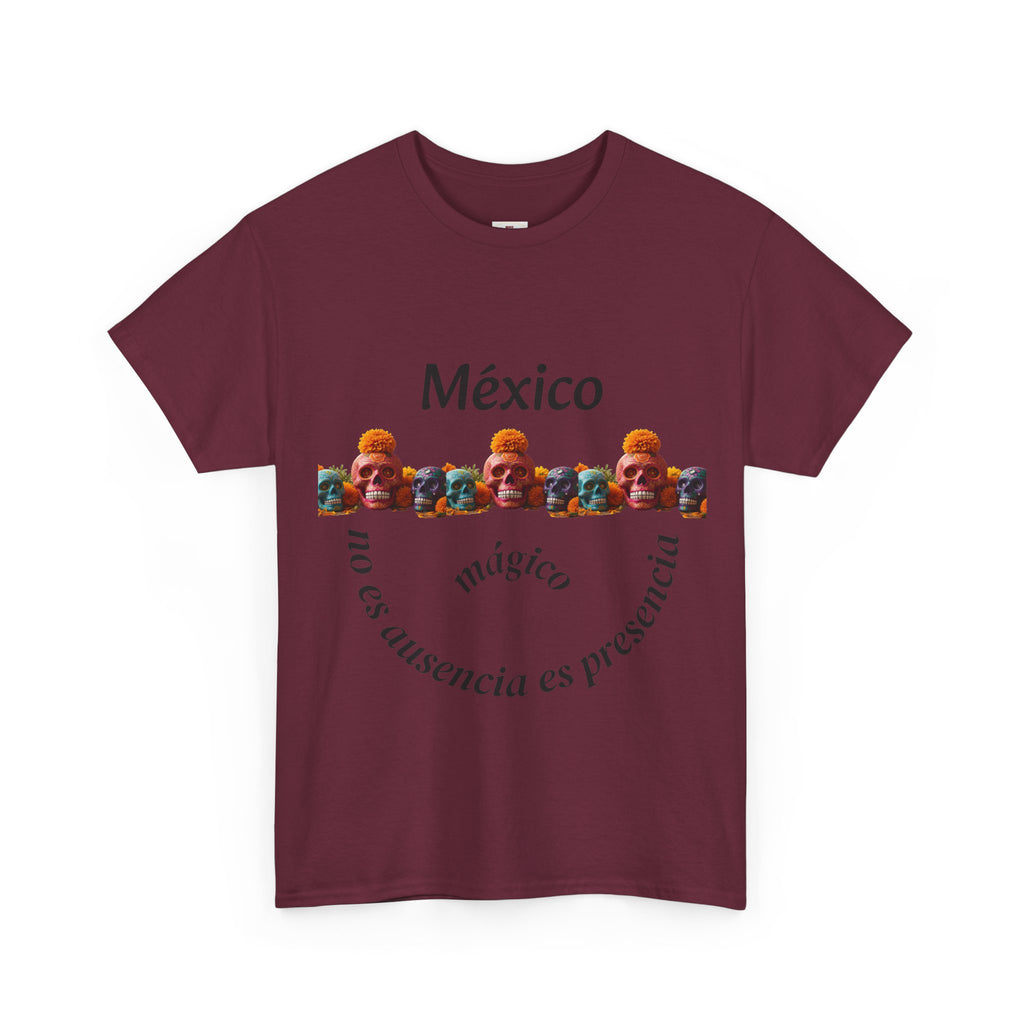 México Mágico Tee - "no es ausencia es presencia" Día de Muertos Tribute T-Shirt
