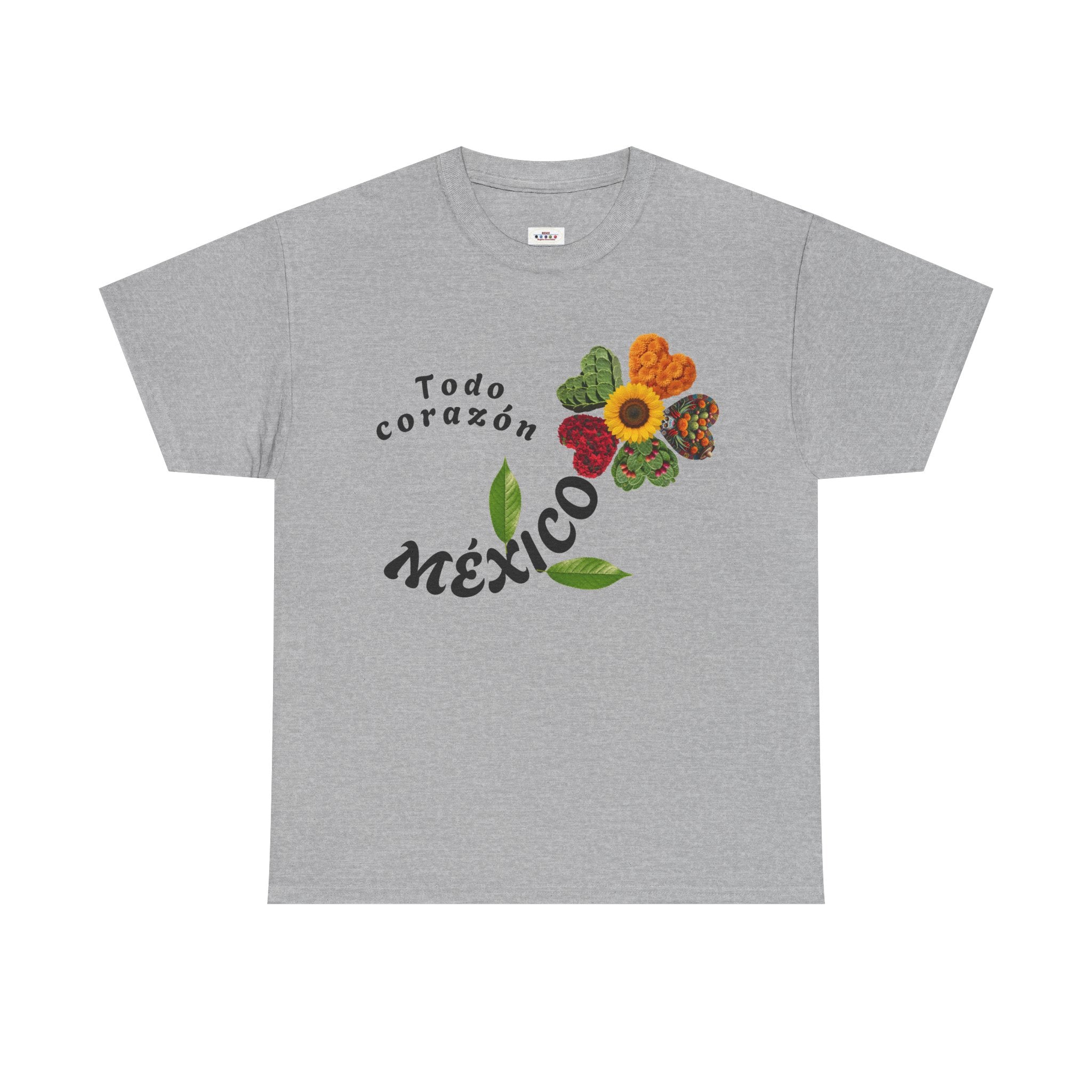 Mexico Floral "Todo corazón" T-Shirt