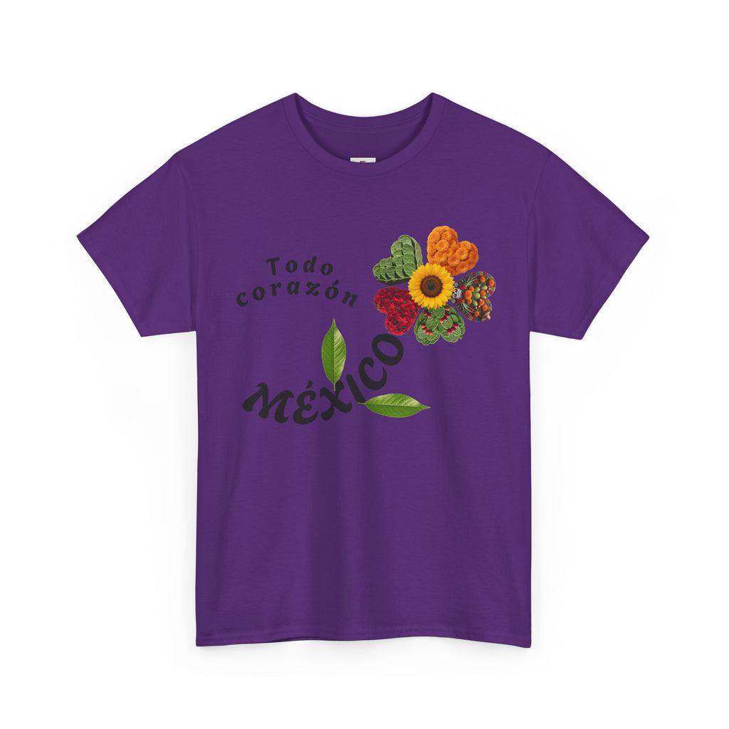 Mexico Floral "Todo corazón" T-Shirt