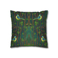 Solo Funda, no incluye relleno. Solid Olive Green Square Pillowcase — Spun Polyester Decorative Throw Pillow Cover
