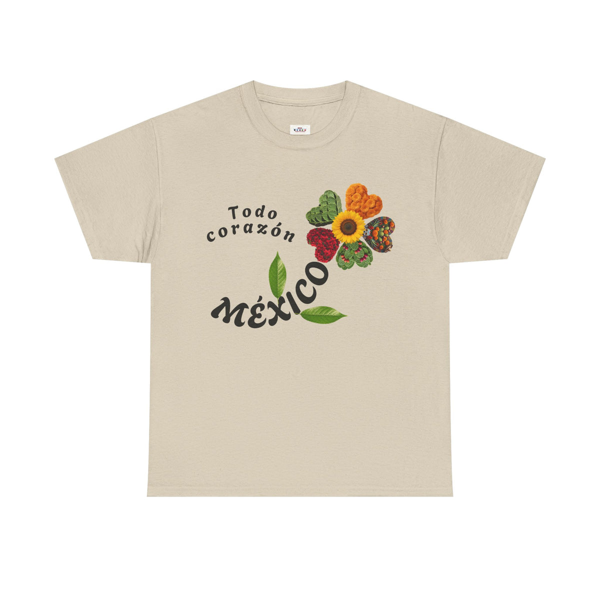 Mexico Floral "Todo corazón" T-Shirt