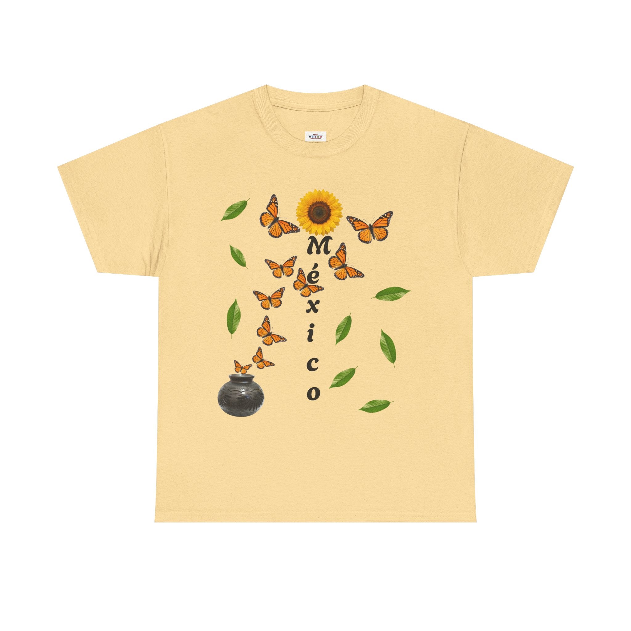 Mexico Monarch Butterfly Sunflower T‑Shirt