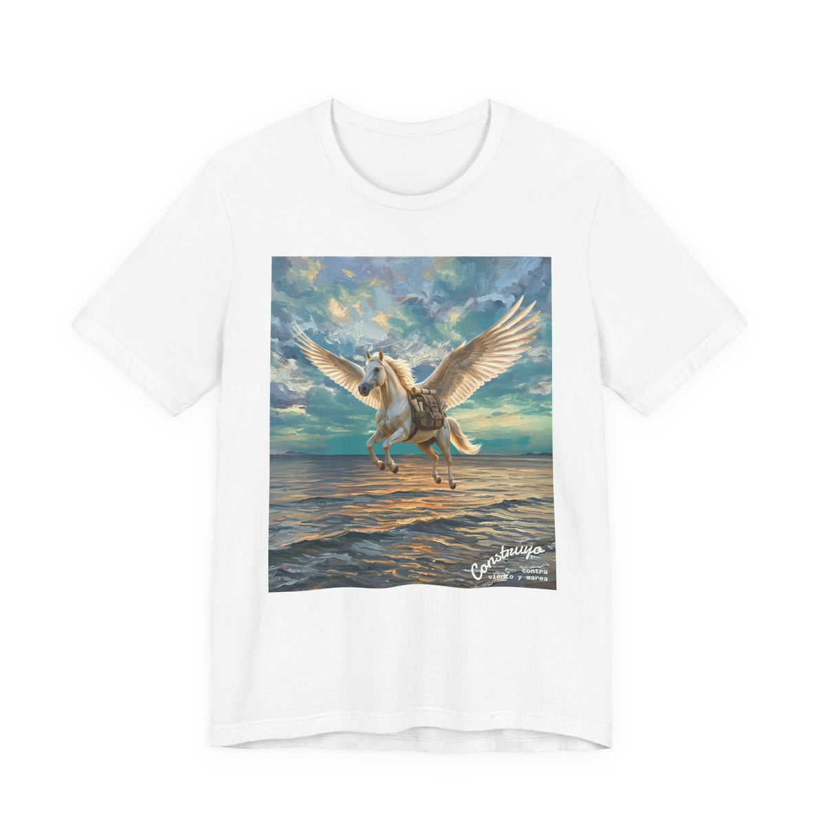 Pegasus Beach T-Shirt — 'Constanza' Inspirational Winged Horse Tee