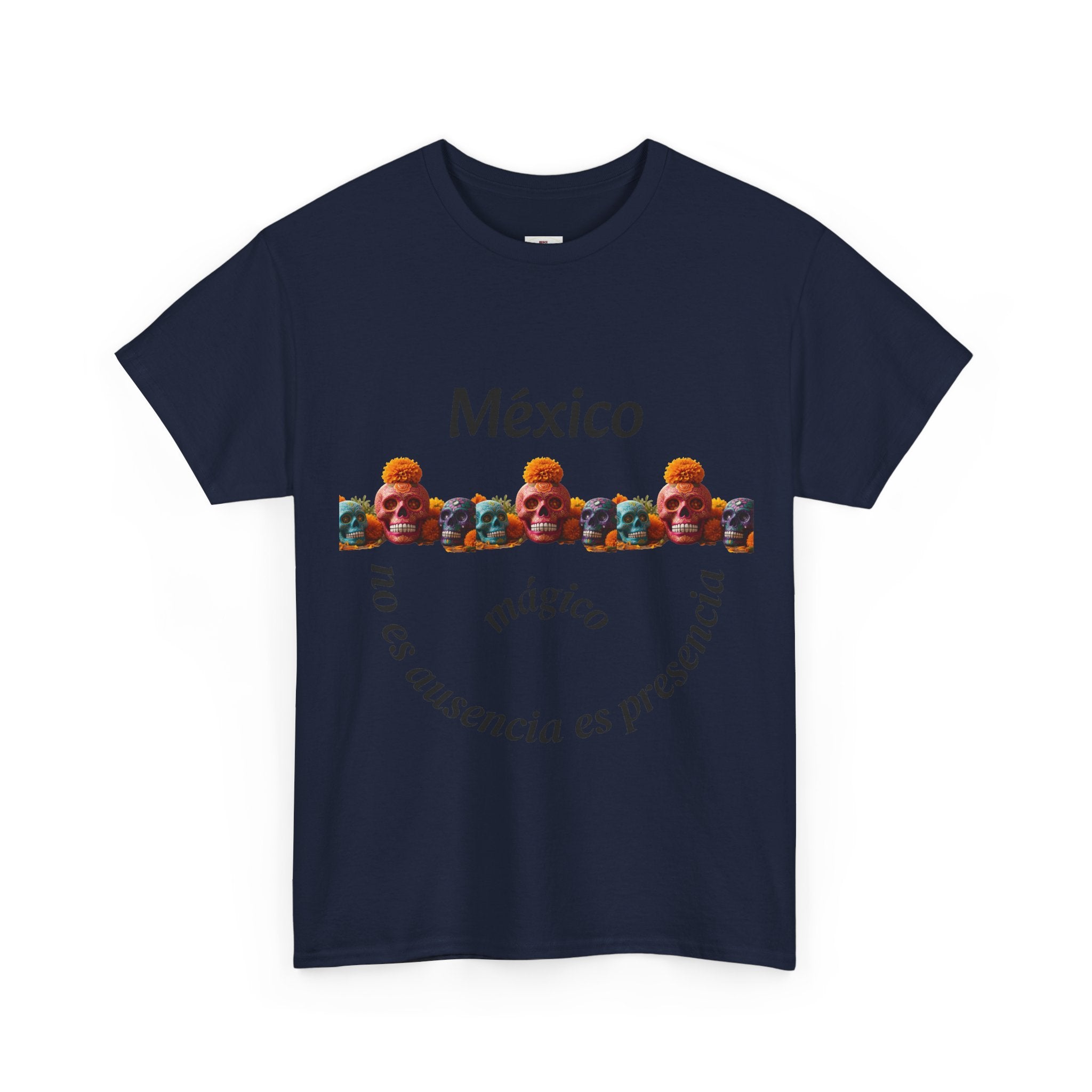 México Mágico Tee - "no es ausencia es presencia" Día de Muertos Tribute T-Shirt