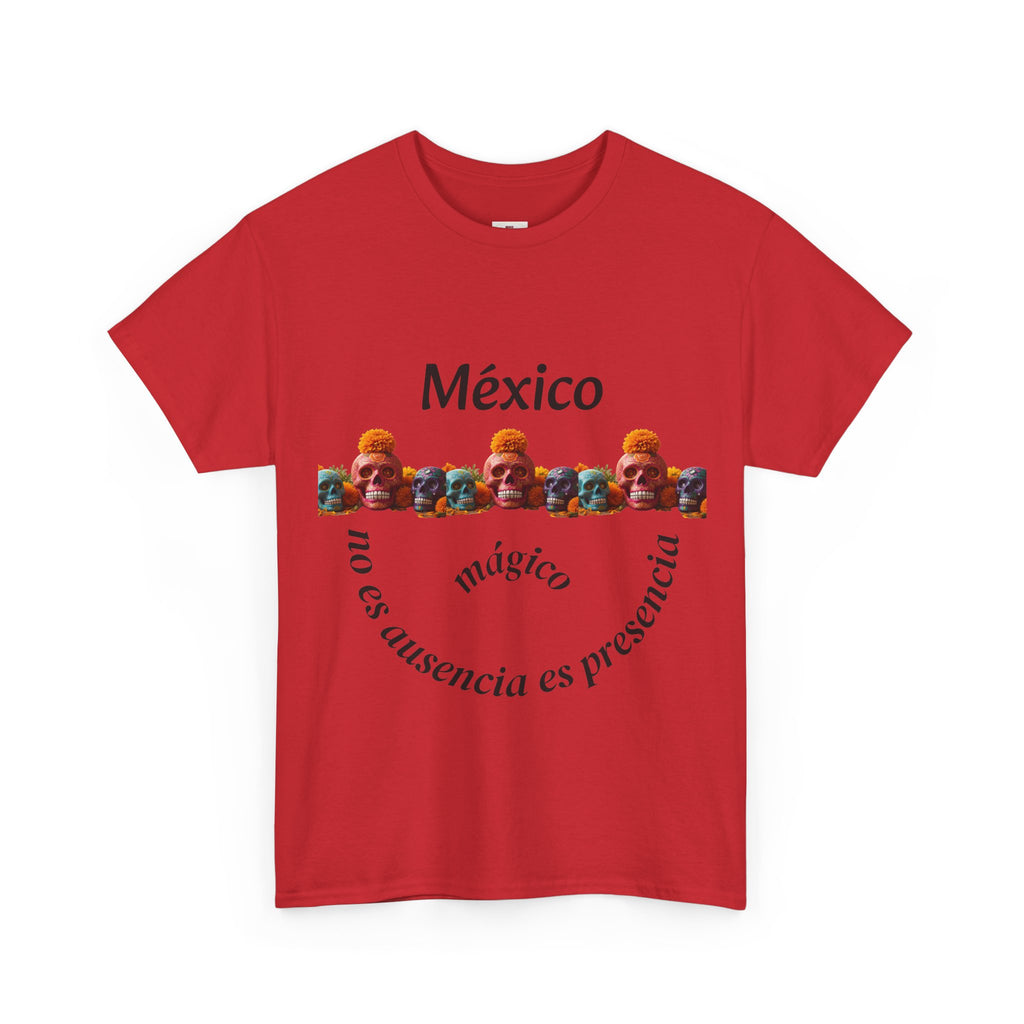 México Mágico Tee - "no es ausencia es presencia" Día de Muertos Tribute T-Shirt