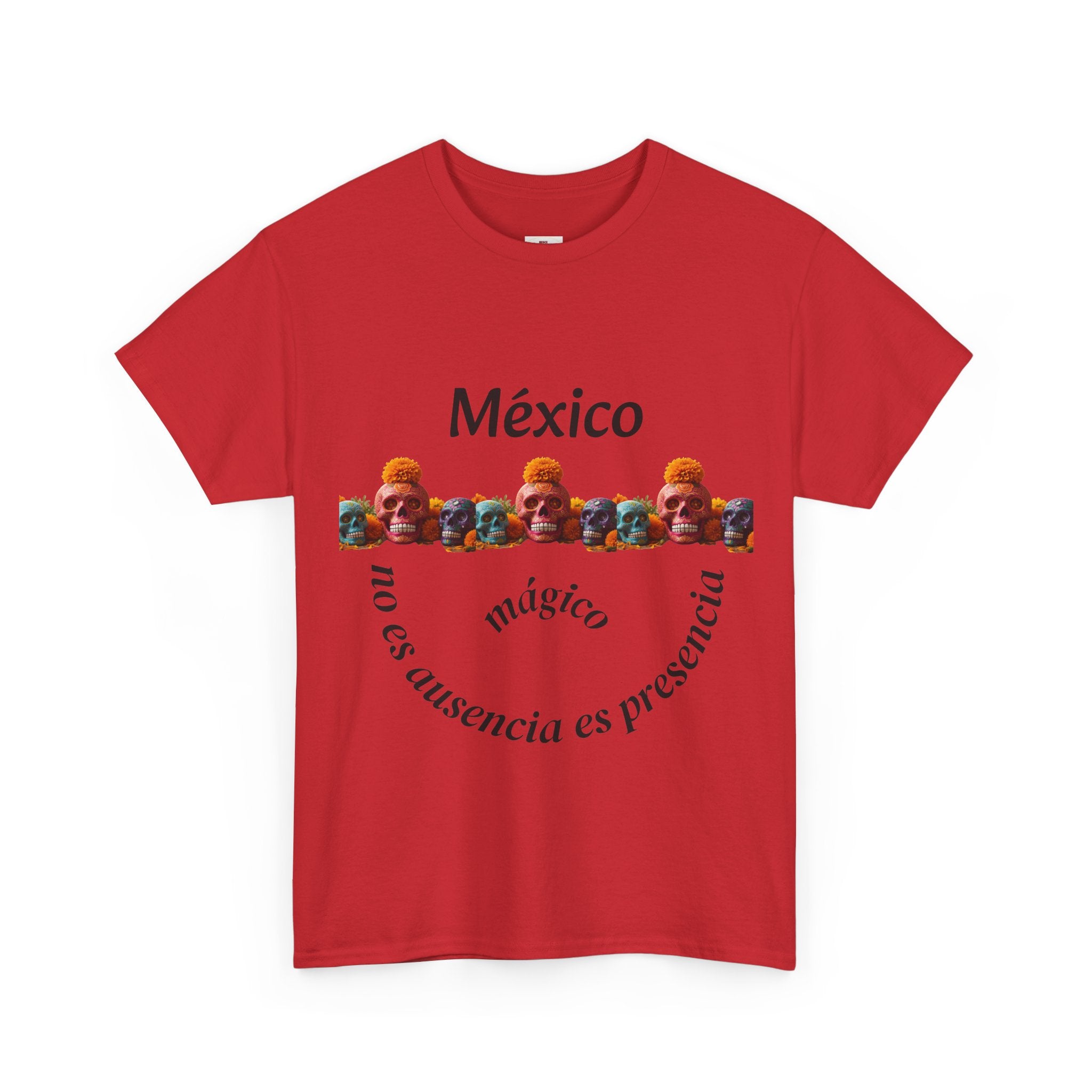 México Mágico Tee - "no es ausencia es presencia" Día de Muertos Tribute T-Shirt