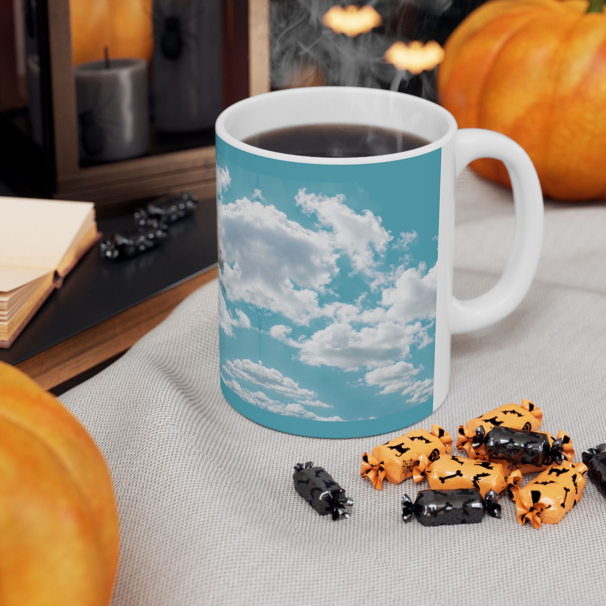 Angel in the Clouds Ceramic Mug — Heavenly Cloudscape Coffee Cup (11oz, 15oz)