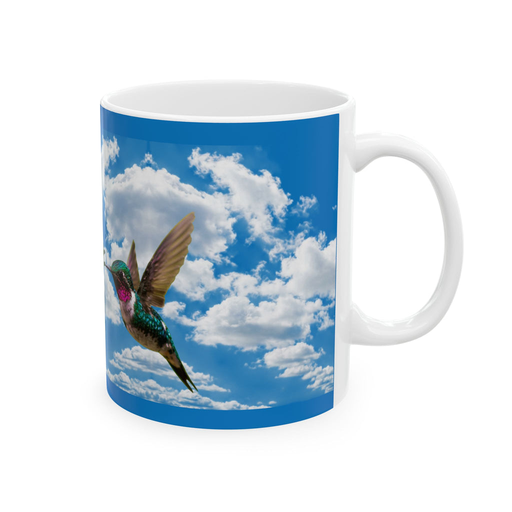 Taza de céramica 11oz. Relax colibrí