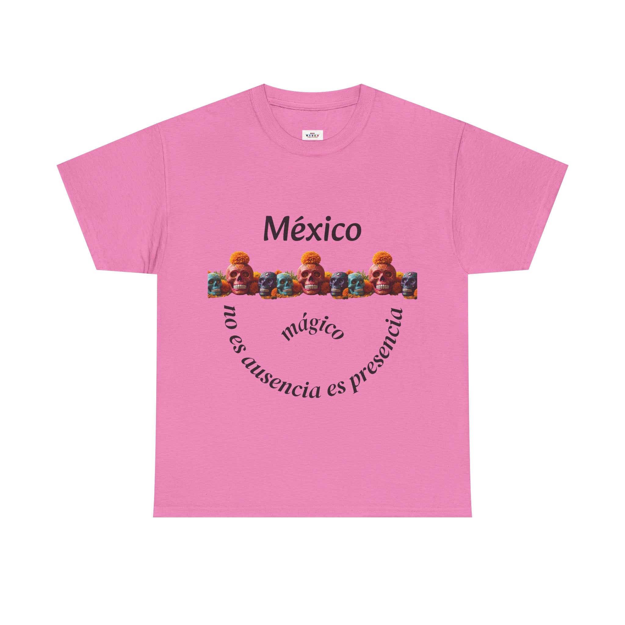 México Mágico Tee - "no es ausencia es presencia" Día de Muertos Tribute T-Shirt