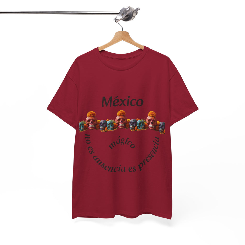 México Mágico Tee - "no es ausencia es presencia" Día de Muertos Tribute T-Shirt