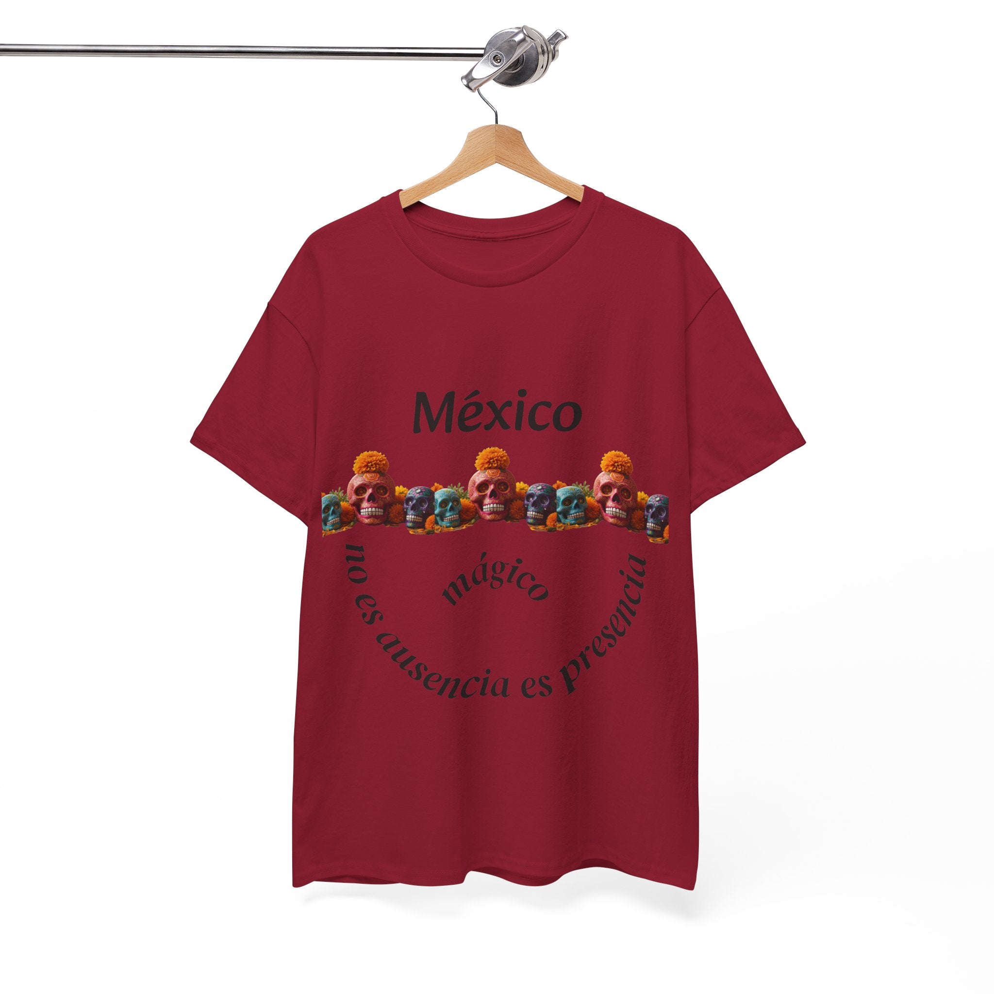 México Mágico Tee - "no es ausencia es presencia" Día de Muertos Tribute T-Shirt