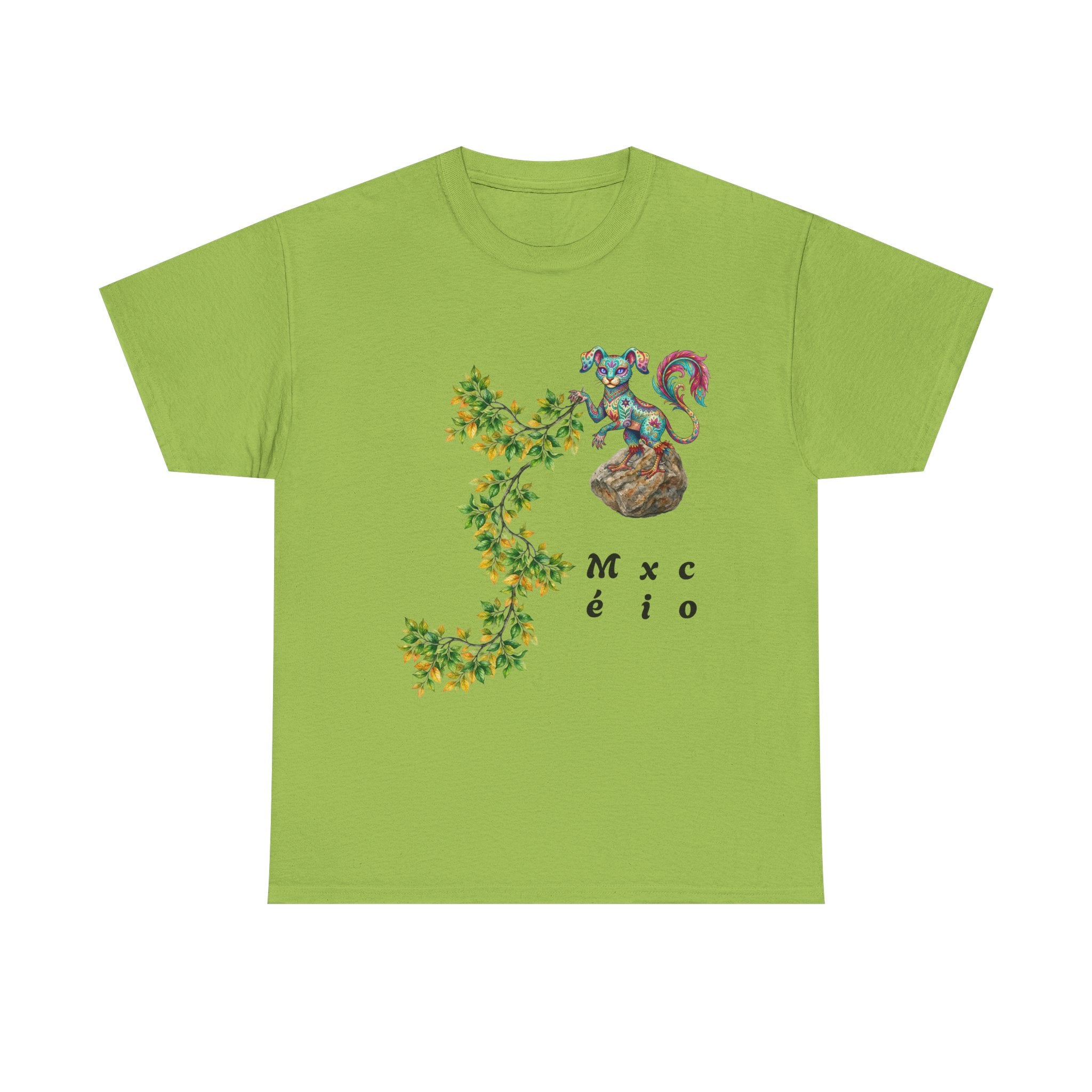 Mexico Floral Snake T-Shirt — Botanical Mexican Heritage Tee