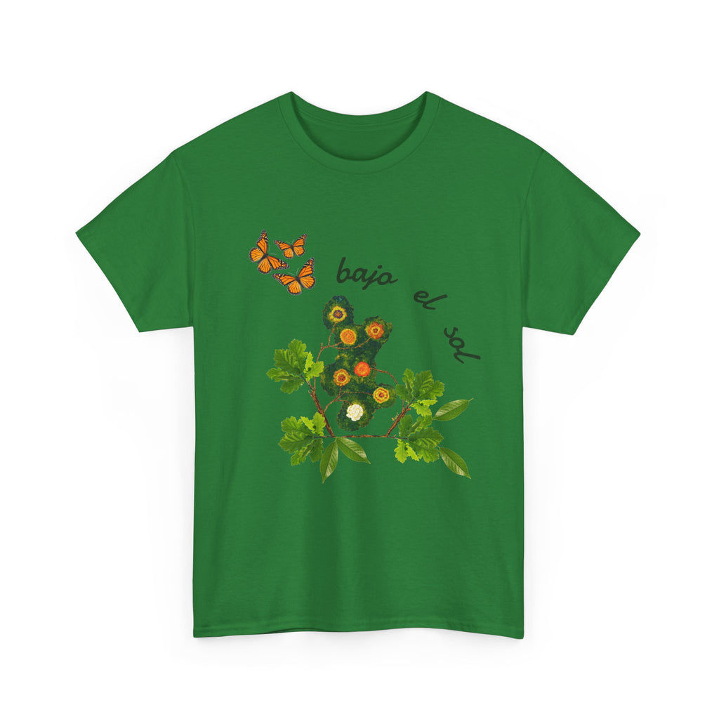 Floral Cactus & Butterflies Tee — "bajo el sol"